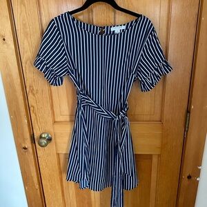 FavLux fashion Pinstripe Dress